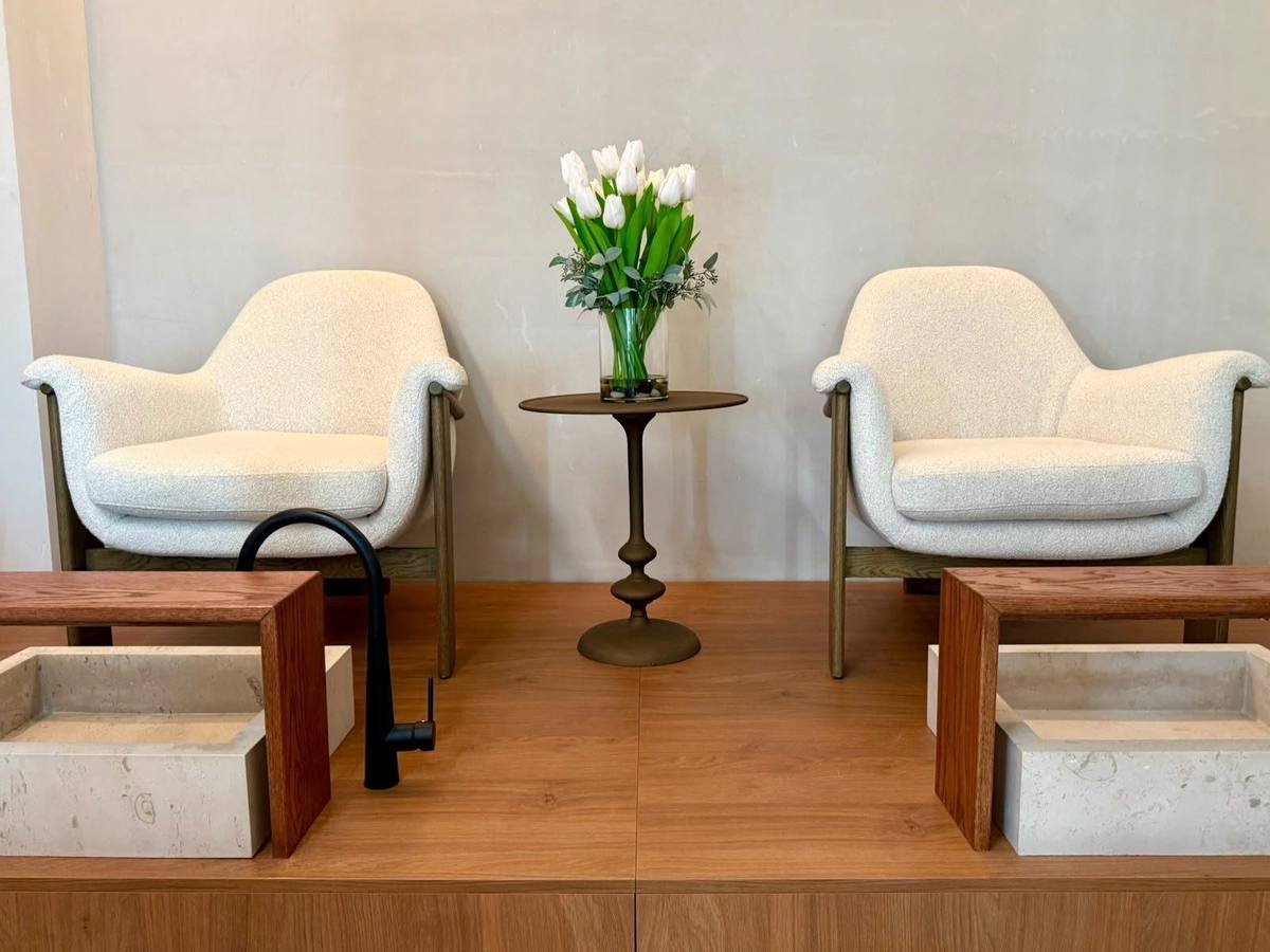 Estaciones de pedicure del salón de Manoma