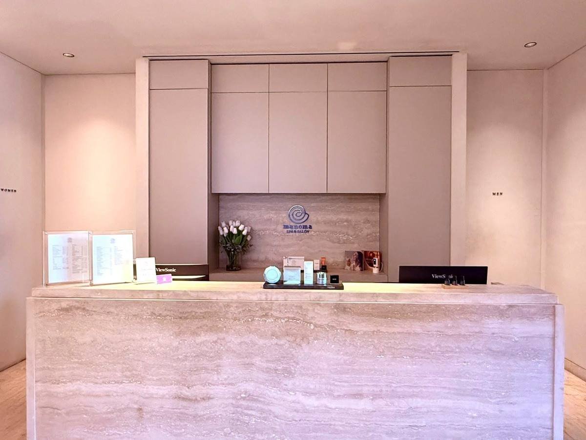 Recepción de Manoma Spa