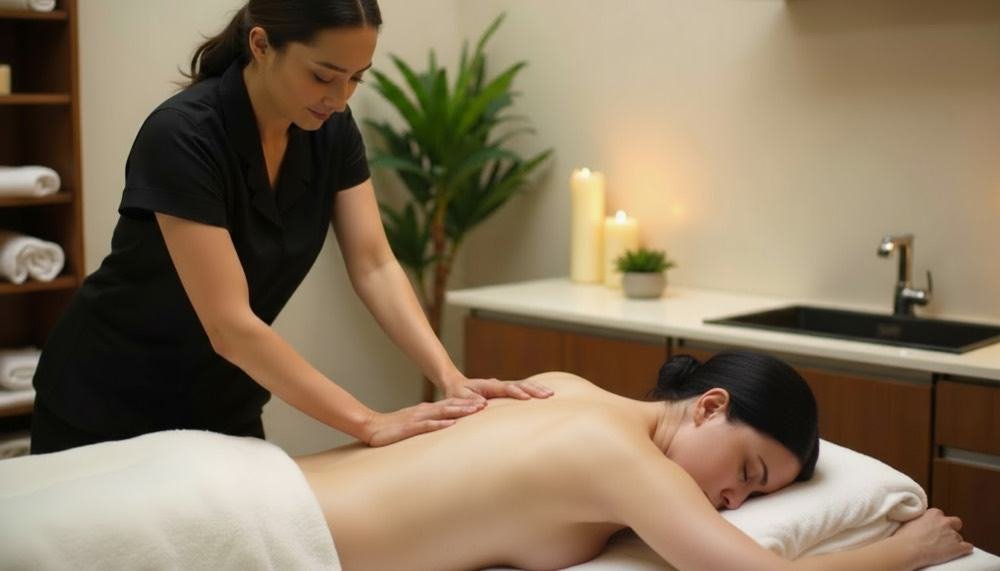 Masaje relajante en Manoma Spa